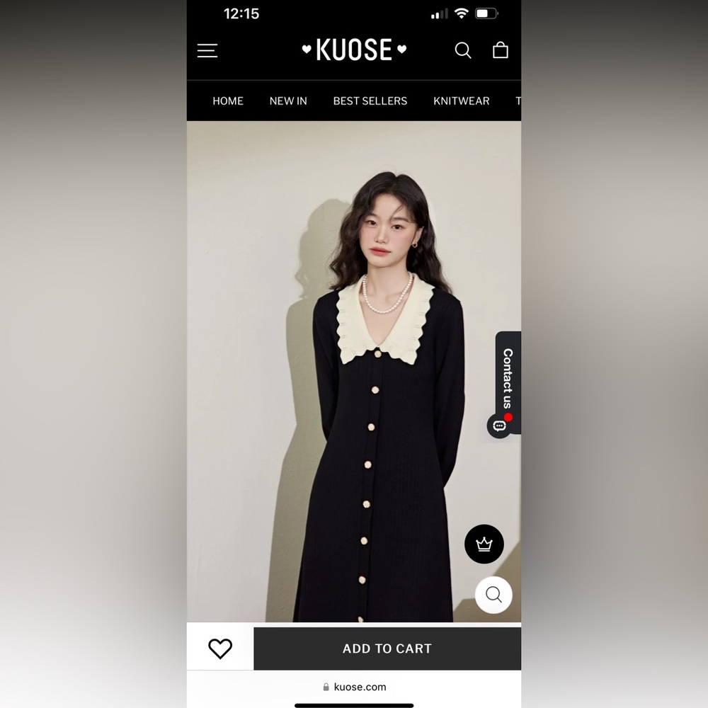 Kuose Premium Knit Dress - Size Medium